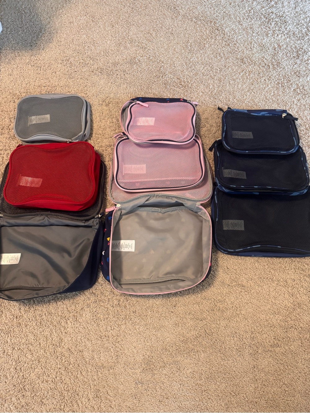 Pottery Barn Kids Navy and Gray Travel Organizer